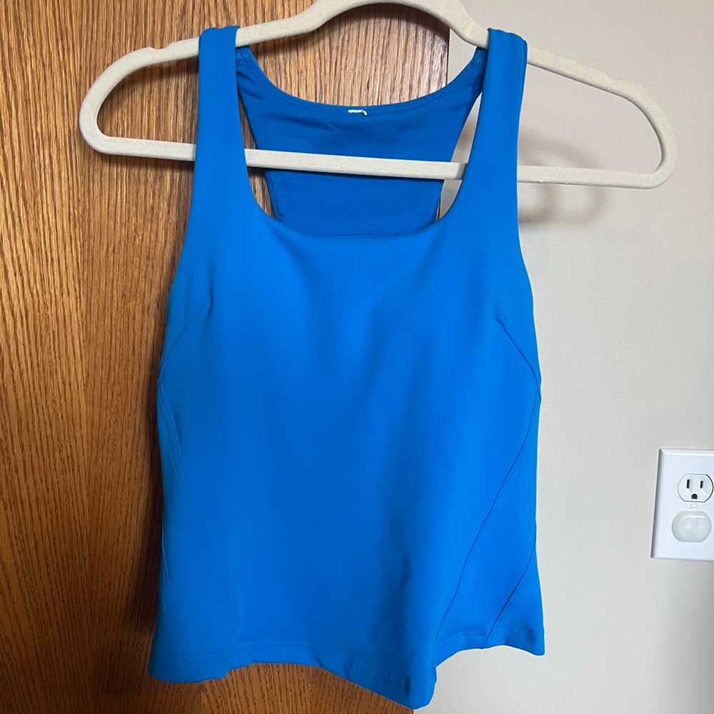 Lululemon Athletica Vibrant Blue Tank Top
